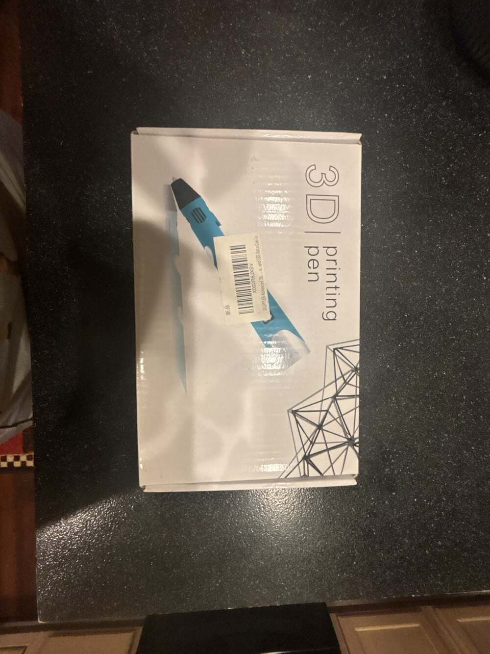 3D Printing Pen Teal and White